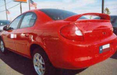 Dallas Automotive Restyling - DAR FG-210 Rear Post Mount Spoiler Unpainted