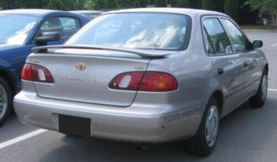 Dallas Automotive Restyling - DAR FG-610 Factory Post Mount Rear Spoiler Unpainted Lighted