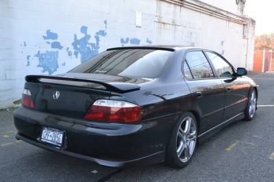 Dallas Automotive Restyling - DAR FG-322 Factory Post Mount Rear Spoiler Unpainted Lighted