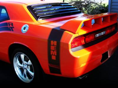 Dallas Automotive Restyling - DAR FG-605 Custom Post Mount Rear Spoiler Unpainted Un-Lighted