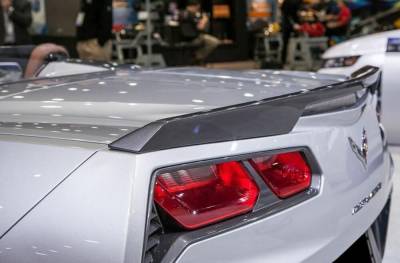 Dallas Automotive Restyling - DAR FG-591 Factory Flush Mount Rear Spoiler Unpainted Un-Lighted