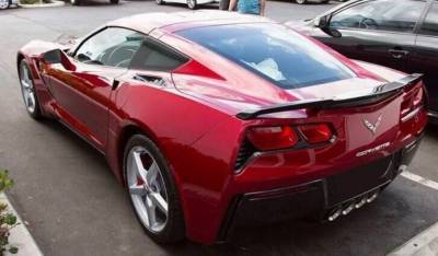Dallas Automotive Restyling - DAR FG-600 Factory Post Mount Rear Spoiler Unpainted Un-Lighted