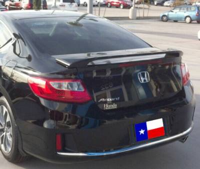 Dallas Automotive Restyling - DAR FG-608 Custom Post Mount Rear Spoiler Unpainted Un-Lighted