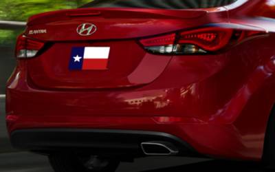 Dallas Automotive Restyling - DAR FG-592 Factory Lip Mount Rear Spoiler Unpainted Lighted