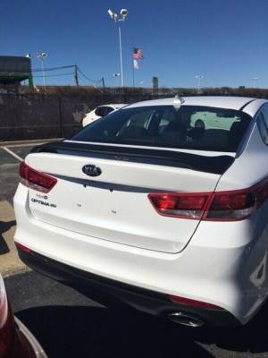 Dallas Automotive Restyling - DAR FG-627 Custom 2 Post Mount Rear Spoiler Unpainted Un-Lighted