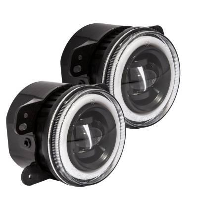 Pro Comp Suspension - Pro Comp Suspension 76504P LED Fog Light for 07-18 Jeep Wrangler JK