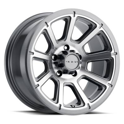 Vision Wheel - Vision Wheel 353 Turbine 15x6 5x5.0 0mm Gunmetal/Machined 353VTH5673GMMF0