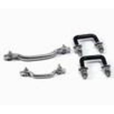 Smittybilt - Smittybilt 7411 Stainless Steel Windshield Tie Down Kit for Jeep Wrangler CJ/YJ