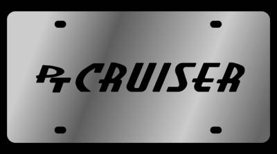 Eurosport Daytona - Eurosport Daytona 1417-1 Stainless License Plate PT Cruiser Logo for Chrysler
