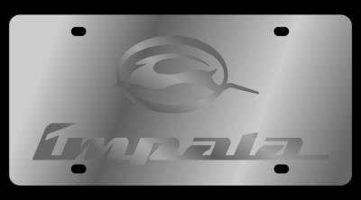 Eurosport Daytona - Eurosport Daytona 1312-3 Stainless License Plate Impala Logo