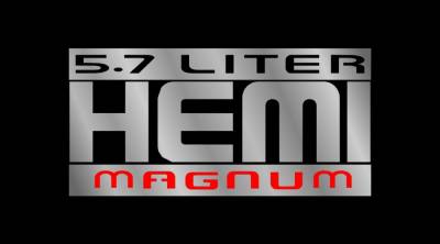 Eurosport Daytona - Eurosport Daytona 2428N-1 Lazer-Tag License Plate Hemi 5.7 Logo for Dodge
