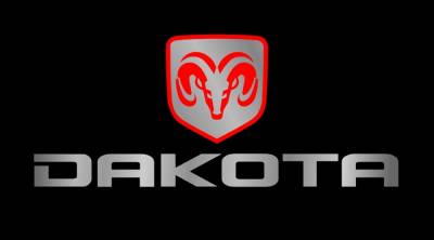 Eurosport Daytona - Eurosport Daytona 2405-1 Lazer-Tag License Plate Dakota Ramhead Logo for Dodge