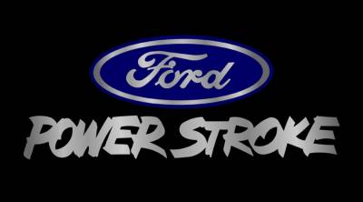 Eurosport Daytona - Eurosport Daytona 2502-1 Lazer-Tag License Plate Ford Power Stroke Logo