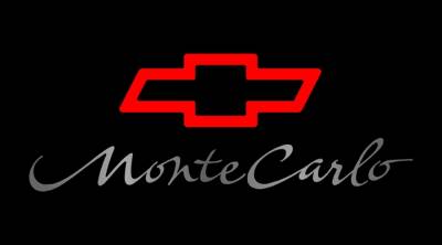 Eurosport Daytona - Eurosport Daytona 3317-1 Carbon Steel License Plate Monte Carlo Bowtie Logo