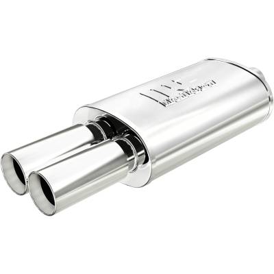 MagnaFlow Exhaust Products - MagnaFlow 14815 Straight-Through Muffler 2.25"/3.125" Center/Dual 5x14x8 Body