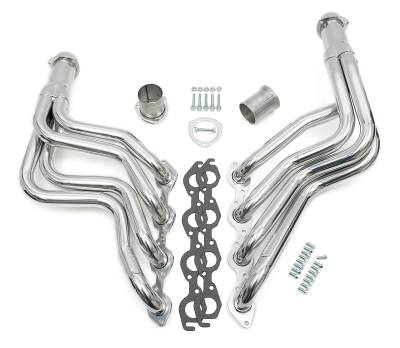 Hedman Hedders - Hedman 68196 Silver Long-tube Headers for 64-77 Chevelle 67-69 Camaro 396-502