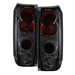 Spyder Auto - Spyder Auto 5003331 Euro Style Taillights Chrome/Smoked for 87-96 Bronco/F150
