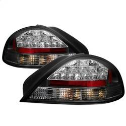 Spyder Auto - Spyder Auto 5007117 Black/Clear LED Taillights for 99-05 Pontiac Grand Am