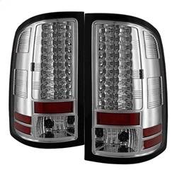 Spyder Auto - Spyder Auto 5014931 LED Taillights Chrome/Clear for 07-13 Sierra 1500/HD