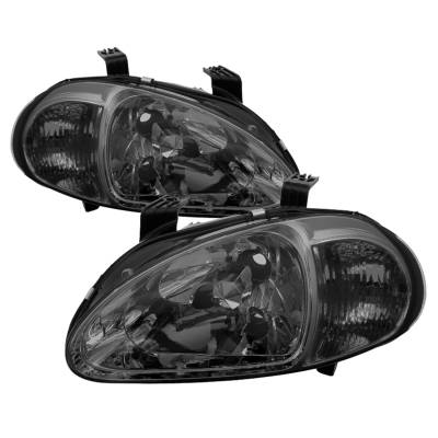 Spyder Auto - xTune Auto 5013439 Crystal Headlights Chrome/Smoked