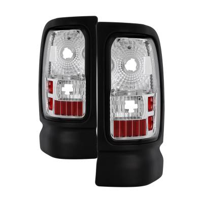 Spyder Auto - Spyder Auto 5012760 Euro Style Taillights Chrome/Clear for RAM 1500/2500/3500