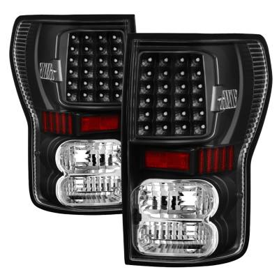 Spyder Auto - xTune Auto 5013200 Black/Clear LED Taillights