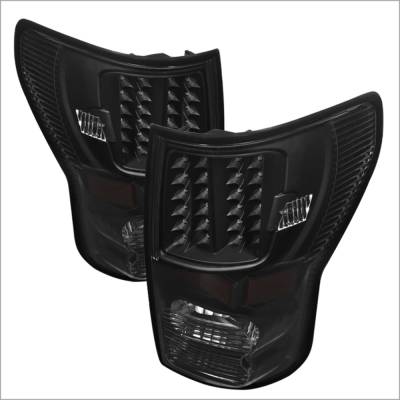 xTune Auto - xTune Auto 5070883 Black/Clear LED Taillights