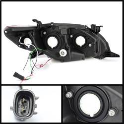 Spyder Auto - Spyder Auto 5074263 DRL LED Projector Headlights for 11-13 Toyota Corolla