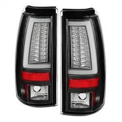 Spyder Auto - Spyder Auto 5081919 Black/Clear LED Taillights for 03-06 Silverado 1500/HD