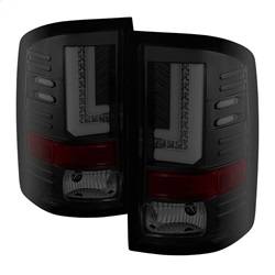 Spyder Auto - Spyder Auto 5080707 LED Taillights Black/Smoke for 14-16 Sierra 1500/2500HD