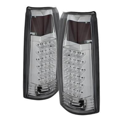 Spyder Auto - xTune Auto 9022432 Chrome/Clear LED Taillights