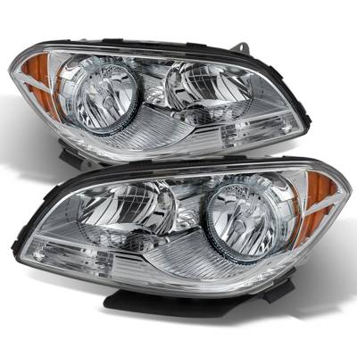 xTune Auto - xTune Auto 9026027 Chrome/Clear Crystal Headlights