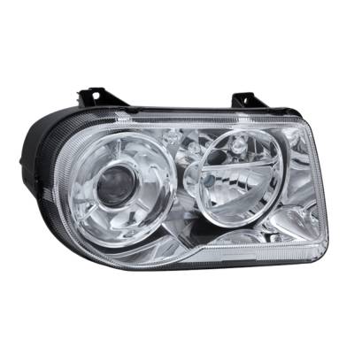 xTune Auto - xTune Auto 9026614 Projector Style Headlights Chrome/Clear