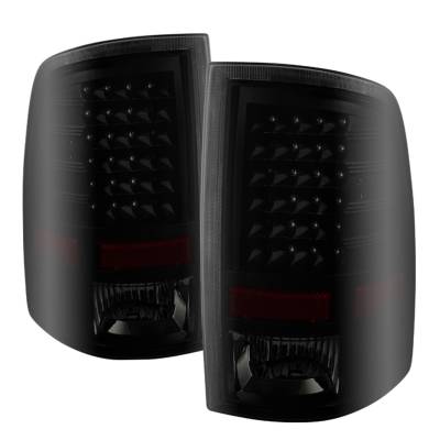 Spyder Auto - xTune Auto 9025617 Black LED Taillights/Smoked