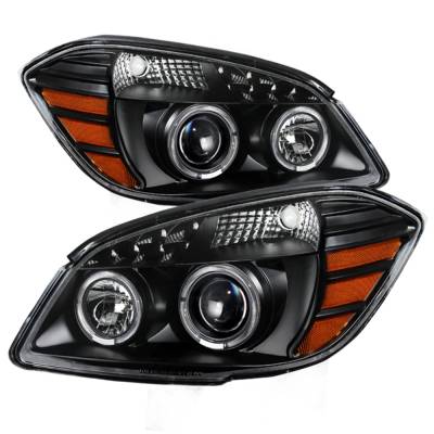 xTune Auto - xTune Auto 9027765 Projector Style Headlights Black/Clear