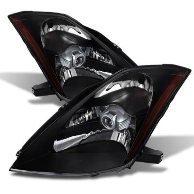 xTune Auto - xTune Auto 9023989 Black/Clear Crystal Headlights