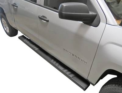 Steelcraft - Steelcraft 500-02230 STX500 Black Running Boards for 07-18 Silverado/Sierra Crew