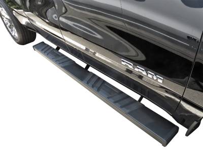 Steelcraft - Steelcraft 500-23800 STX500 Black Running Boards for 19-25 Dodge RAM 1500 Quad