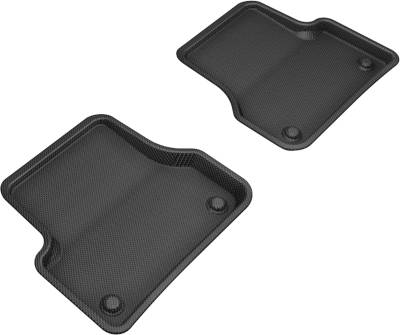 3D MAXpider - MAXpider L1AD02221509 Kagu Floor Mat Rear Black 12-18 A6/Quattro/A7/RS7/S7