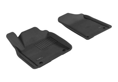 3D MAXpider - 3D MAXpider L1IN01611509 Kagu Floor Mat Front Black for 11-24 Infiniti QX56