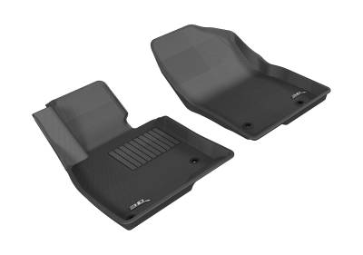 3D MAXpider - MAXpider L1MZ04011509 Kagu Floor Mat Front Black Mazda Mazda6