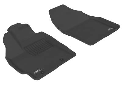 3D MAXpider - MAXpider L1TY09211509 Kagu Floor Mat Front Black for Prius/& Prius V