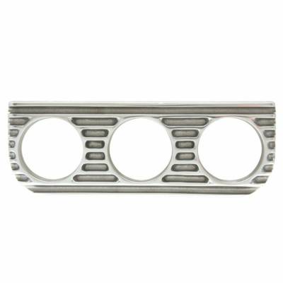 Vintage Parts - Vintage Parts VPAGB3 Vintage Finned 3 Gauge Bezel Mount