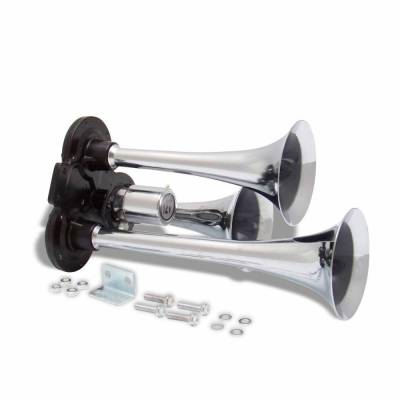 Trigger Horns - Trigger Horns TRGH160 The Duke 3 Trumpet High Output Train Horn w/Valve