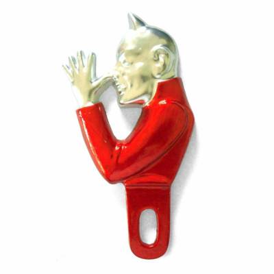 Vintage Parts - Vintage Parts VPALPT005 El Diablo Tall Devil License Plate Topper