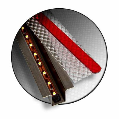 Keep It Clean - Keep It Clean KICGHLF1R7X50 GhostLight Red w/White LED 7.5" Light Kit