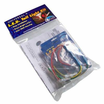 Keep It Clean - Keep It Clean KICLEDUNV1 2 Lights White LED Taillight Kit Universal