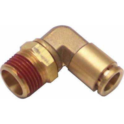 Helix Suspension - Helix HEXAFB38NX38P 3/8" NPT Male To 3/8" Push Tube Elbow