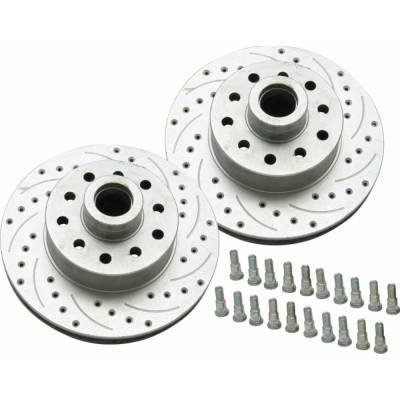 Helix Suspension - Helix HEXBR8 SureStop Drilled Slotted 11" 5 Bolt for Mustang II Rotors