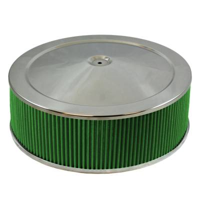 Green Filter USA - Green Filter 2345 Air Cleaner Assembly 1.25" Drop Base 14" Top